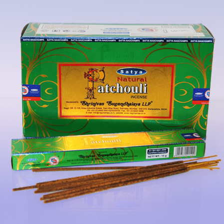   Satya Natural Patchouli Incense 15