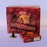    + (Hem Sandal Cinnamon incense cones).