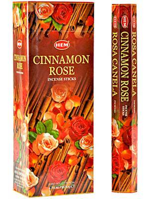  + ( HEM Hexa Cinnamon-Rose incense sticks)