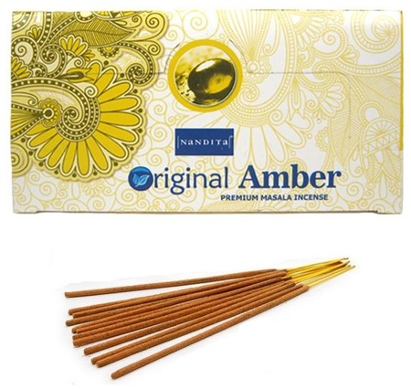 Nandita  Amber Premium Masala Incense 15gm