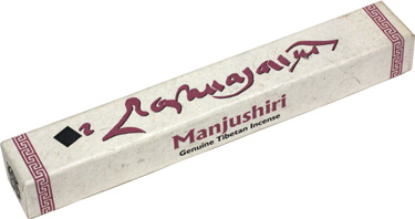 "" (Manjushri Geniune Tibetan incense).