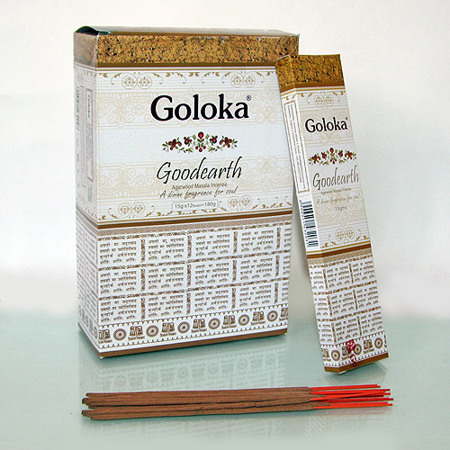 Благовоние "Добрая ЗЕМЛЯ" (Goloka Goodearth Agarwood masala incense).