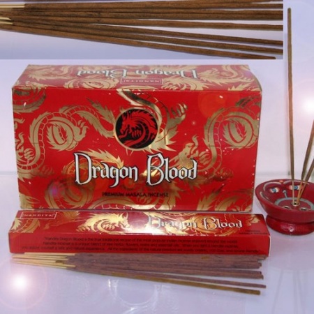 Благовония Nandita Dragon Blood Premium Masala Incense (Кровь Дракона) масала