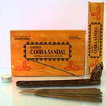 Благовоние "Сандал Золотая Кобра" Golden Cobra Sandal HerbalMasala Incense Sticks