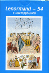 Оракул Ленорман Астро-мифологическая большая колода Марии Ленорман с инструкцией. (54 карты + инструкция синяя колода)
