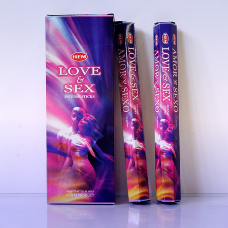 Благовоние «Любовь» ( HEM Hexa LOVE and SEX  incense sticks)