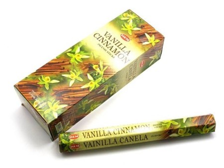 Благовоние «Ваниль+Корица» ( HEM Hexa Vanilla-Cinnamon incense sticks)