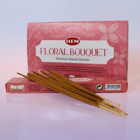 Благовоние "Цветочный Букет" (Hem NS Floral Bouquet Premium Masala Incense) 15г