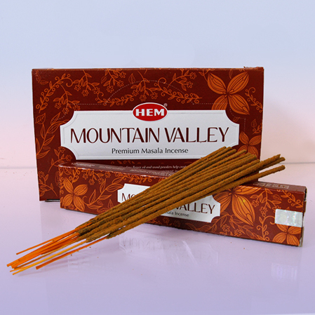 Благовоние "Горная Долина" (Hem NS Mountain Valley Premium Masala Incense) 15г