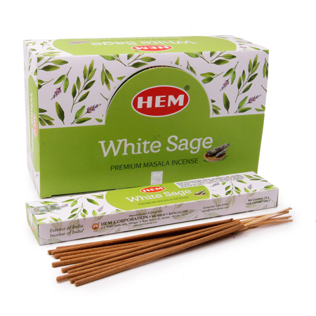 Благовоние Белый шалфей Hem White Sage Incense 15г