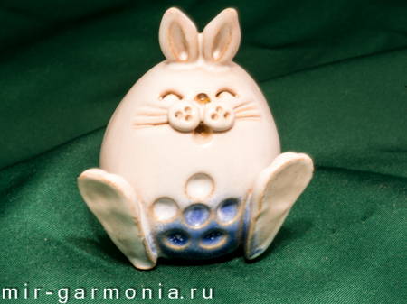 Подставка под благовония Кролик керамика 4cmХ5.5cm
