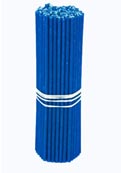 Свечи восковые синие № 20 (10 штук) (L=305mm/ d=9,6mm)