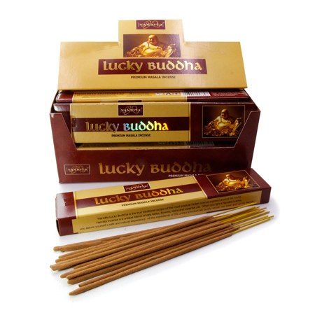 Благовония Nandita Счастливый Будда Lucky Buddha Premium Masala Incense 15gm