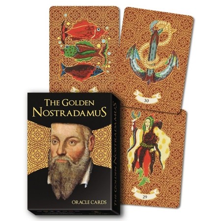 Золотой Оракул Нострадамуса The Golden Nostradamus oracle cards (30 карт + многоязычная инстр.)