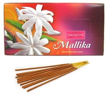 Благовония Nandita Цветы Малики Organic Mallika Premium Masala Incense 15gm
