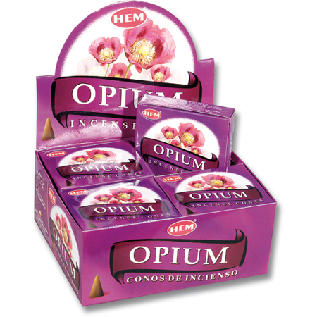 Благовоние конусы «ОПИУМ» (Hem Opium incense cones).