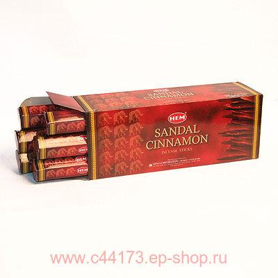   +  (Hem Sandal Cinnamon incense sticks).