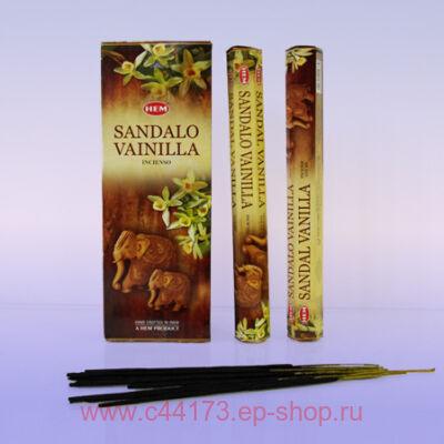  + ( HEMHexa SANDAL-VANILLA incense sticks).