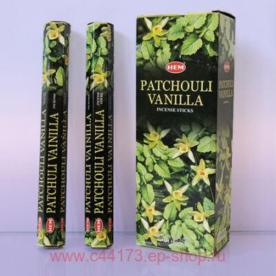  + ( HEM Hexa Patchouli-Vanilla incense sticks)