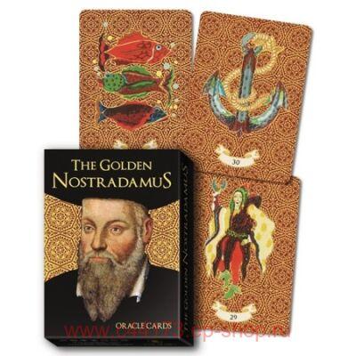    The Golden Nostradamus oracle cards (30  +  .)