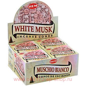     ʻ (Hem White Musk incense cones).